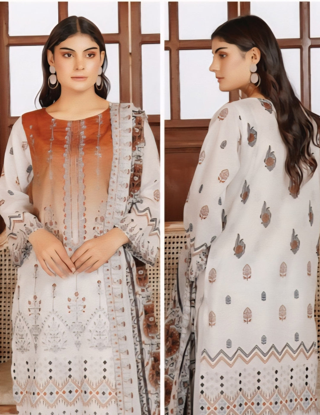 Aira Lawn By Haya (Unstitched) D-4