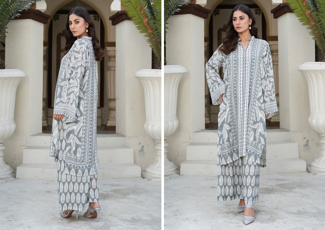 Embress Printed Shirt and Trouser D-6