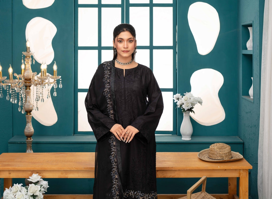 Premium Embroidered Chiffon