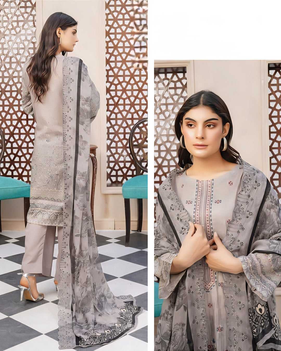 Aira Lawn By Haya (Unstitched) D-9
