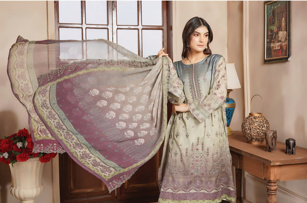 Aira Lawn By Haya (Unstitched) D-2