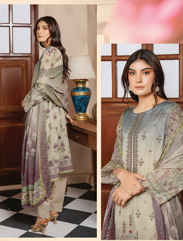 Aira Lawn By Haya (Unstitched) D-2