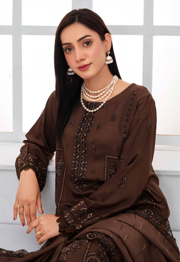 Janan By Haya 3 Piece (winter Collection) W-04