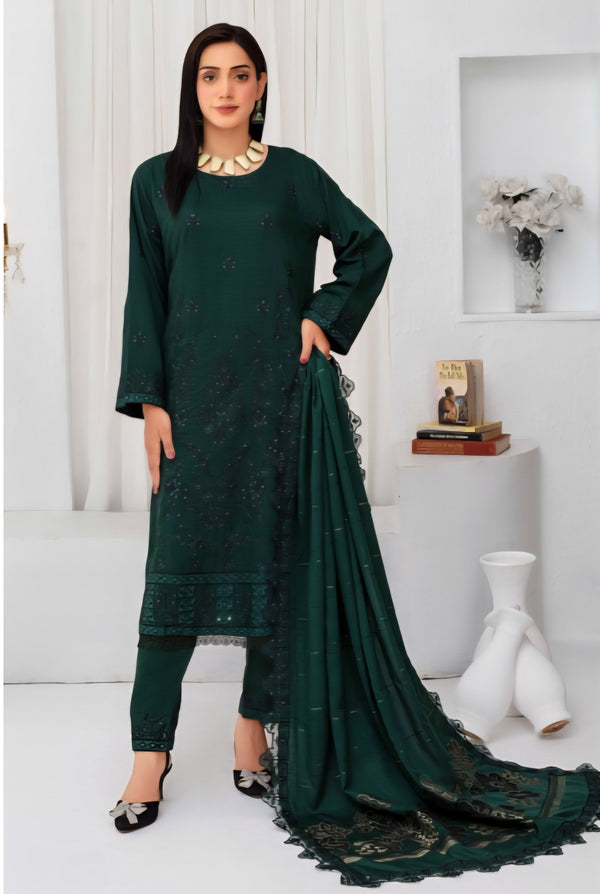 Janan By Haya 3 Piece (winter Collection) W-05