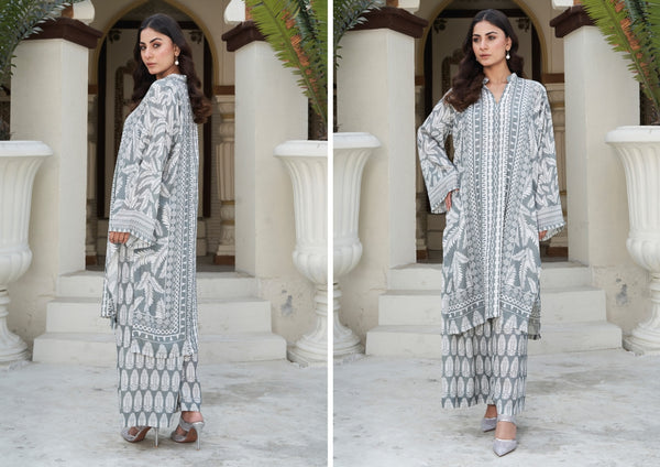 Embress Printed Shirt and Trouser D-6
