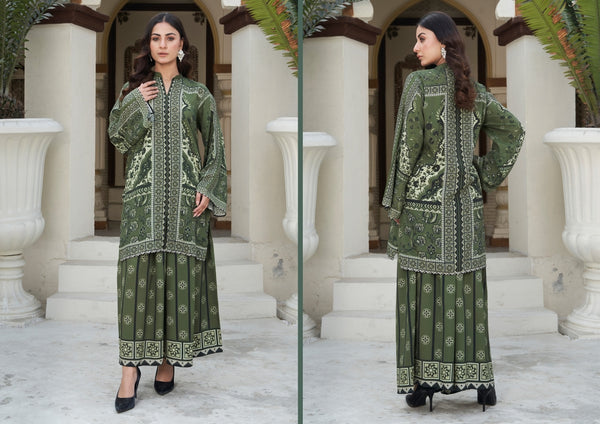 Embress Printed Shirt and Trouser D-9
