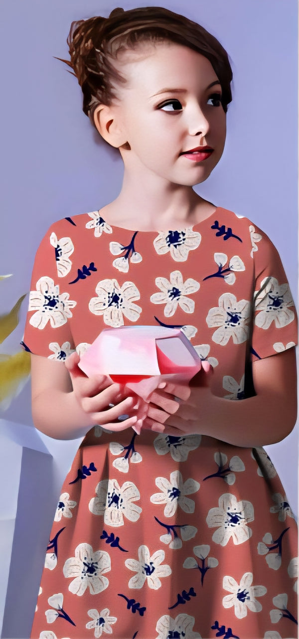 Alishba Classic kids Cotton by Haya D-2508